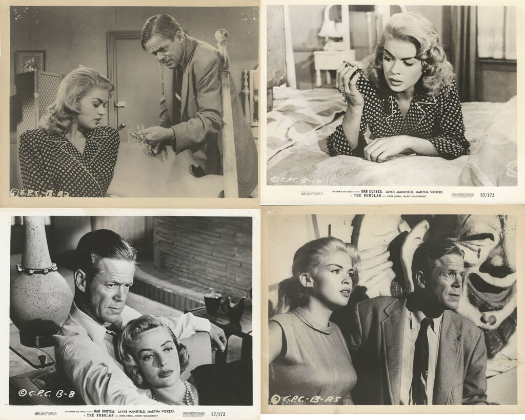David Goodis (source, screenwriter) THE BURGLAR (1957) Photo archive - Image 5