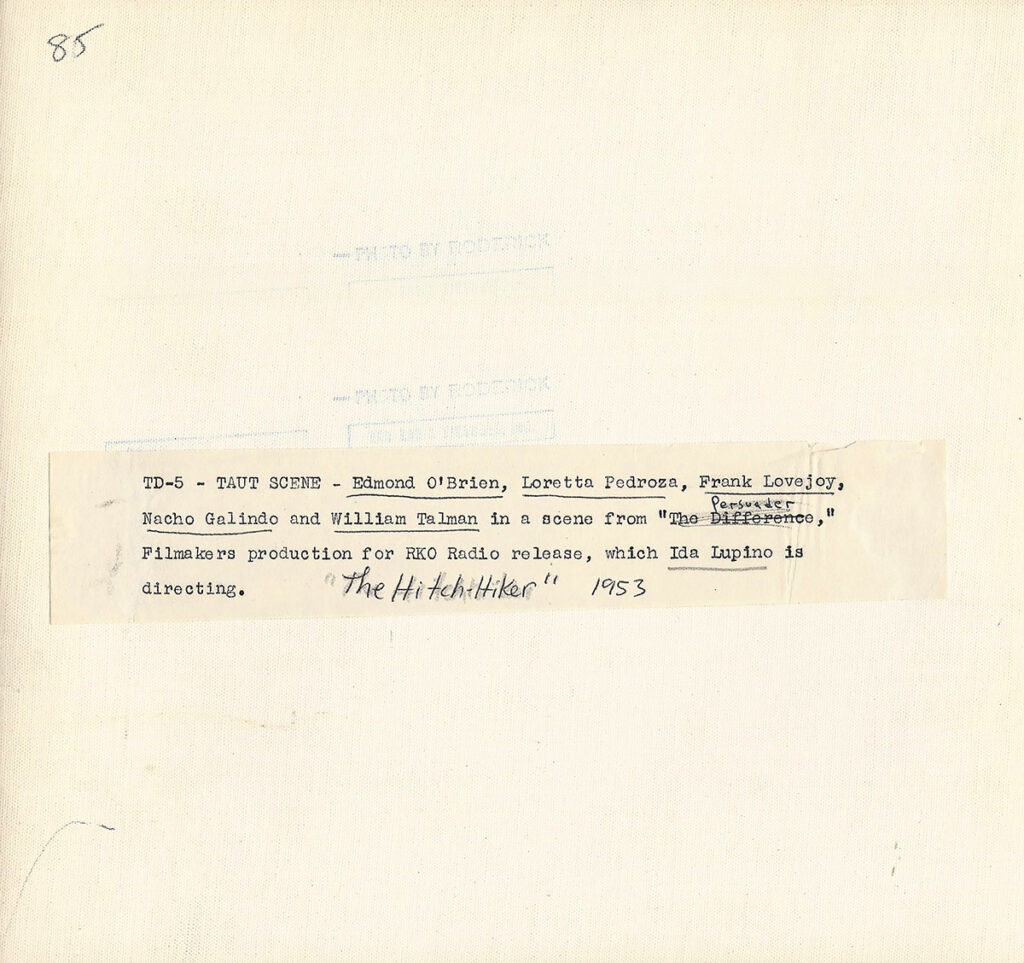 HITCH-HIKER, THE (1953) Photo archive - Image 3