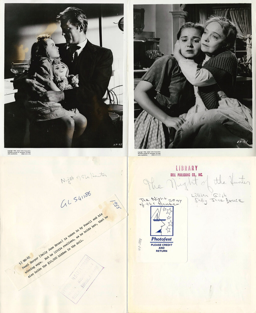 James Agee (screenwriter) THE NIGHT OF THE HUNTER (1955) Photo archive - Image 3