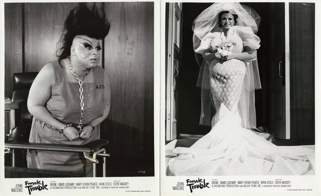 DIVINE | FEMALE TROUBLE (1975) Set of 5 photos - Image 2