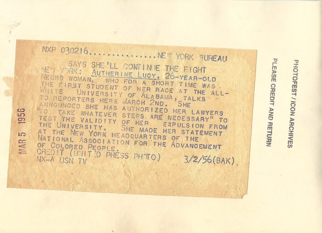 AUTHERINE LUCY (1956) Set of 4 photos - Image 2