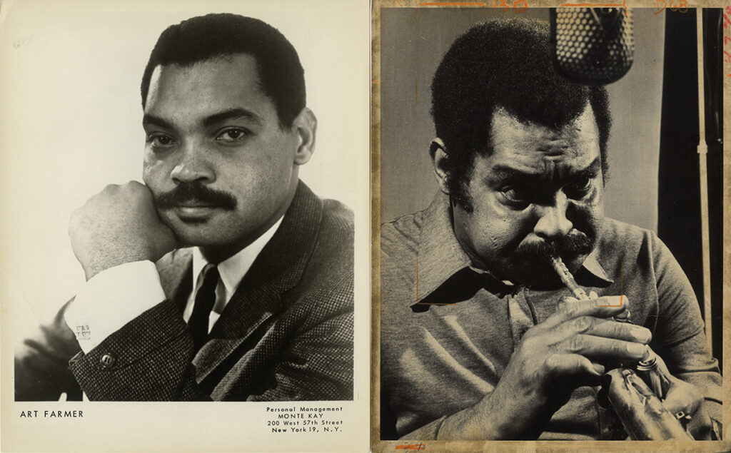 ART FARMER (ca. 1958-60s) Set of 2 photos