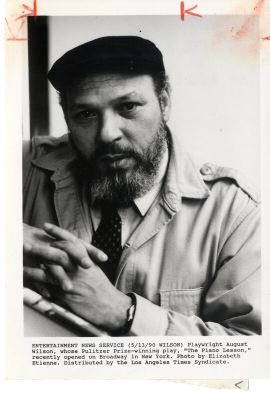 AUGUST WILSON (1988, 1990) Set of 2 publicity portraits