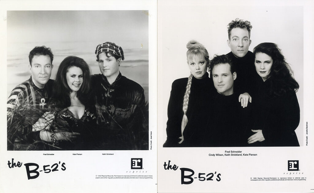 THE B-52s (1989-92) Set of 3 publicity photos - Image 2
