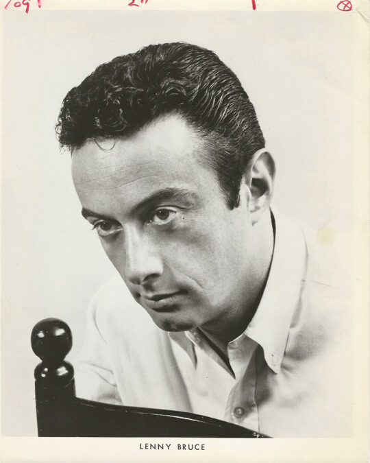 LENNY BRUCE (ca. 1960-63) Photo archive