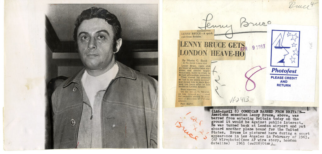LENNY BRUCE (ca. 1960-63) Photo archive - Image 3