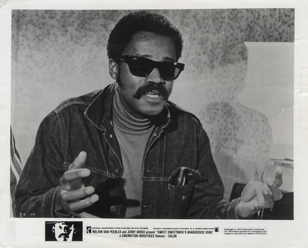 MELVIN VAN PEEBLES (1971-82) Set of 3 portraits - Image 4