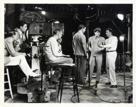 RAOUL WALSH DIRECTING | THE BOWERY (1933) BTS photo
