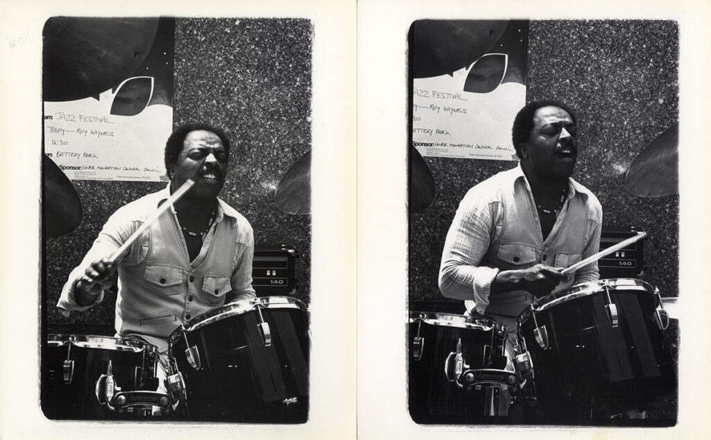 ROY HAYNES PLAYING THE DRUMS (1977) Photo archive - Image 3