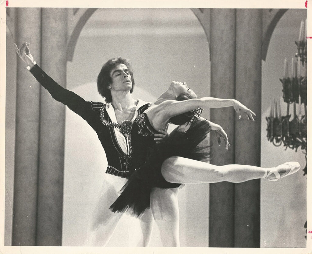 RUDOLF NUREYEV, NATALIA MAKAROVA at LONDON COLISEUM (1970) UK photo