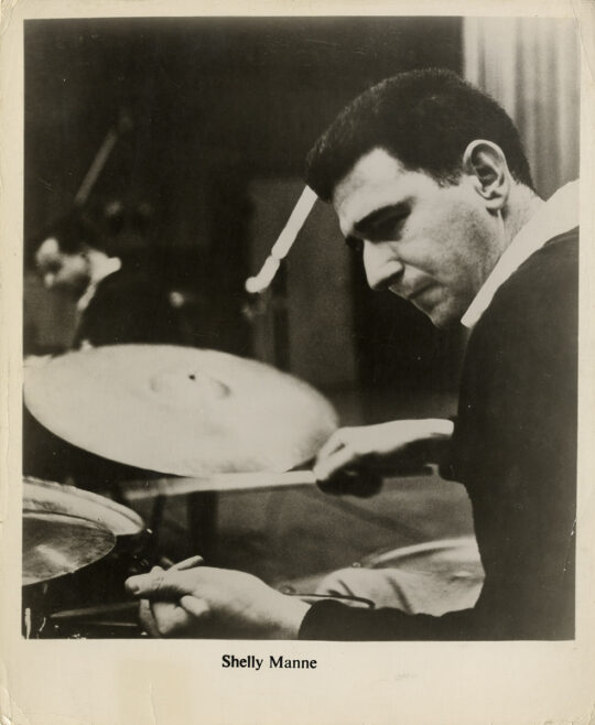 SHELLY MANNE [ca. 1950s] Set of 2 photos