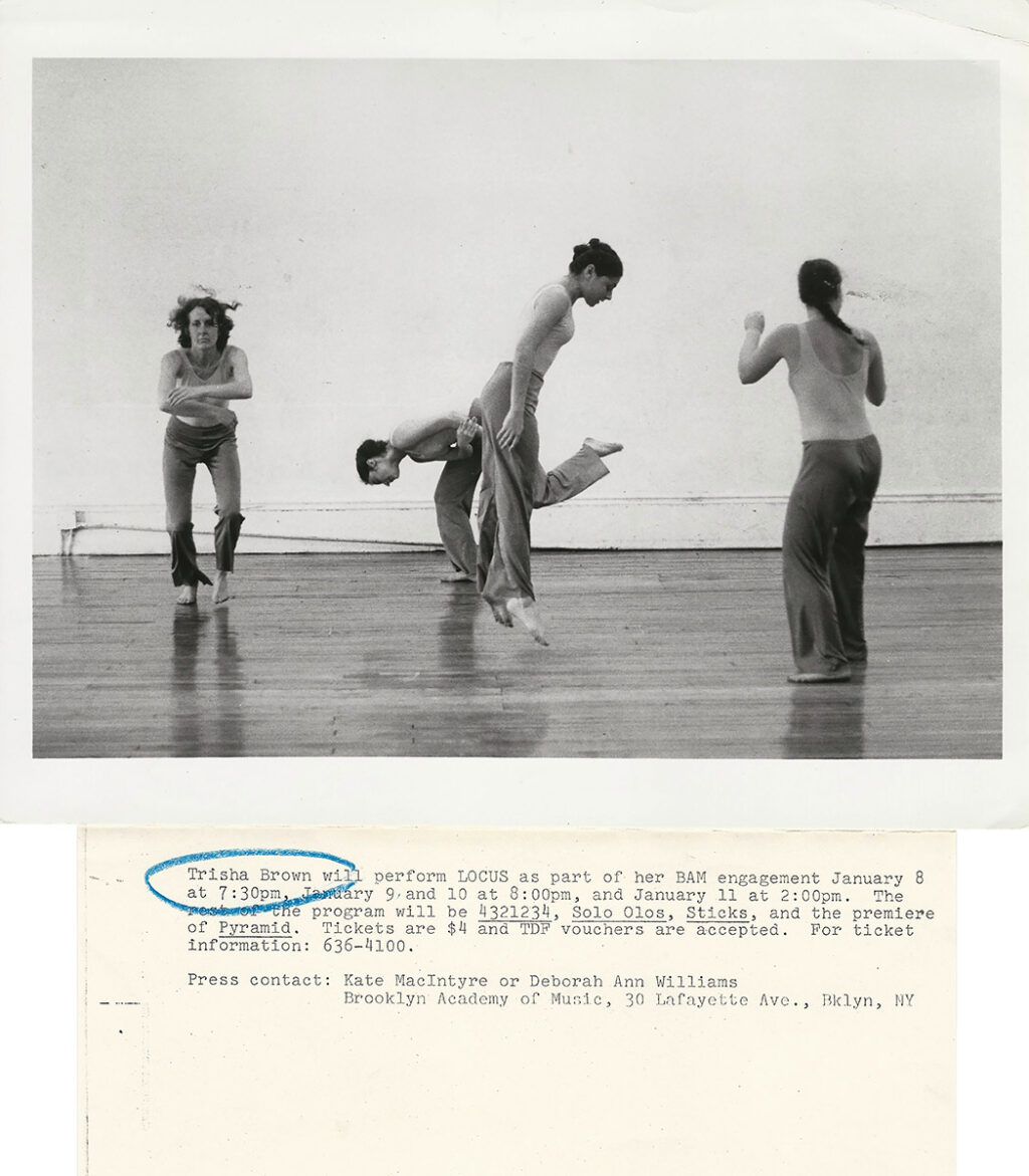 TRISHA BROWN (ca. 1980s) Photo archive - Image 4
