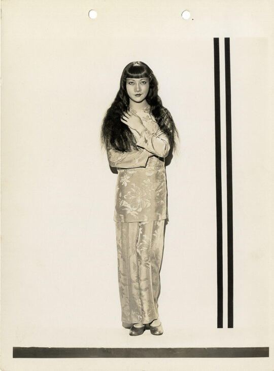 ANNA MAY WONG in TRAVIS BANTON COSTUME | DAUGHTER OF THE DRAGON (1931) Keybook photo