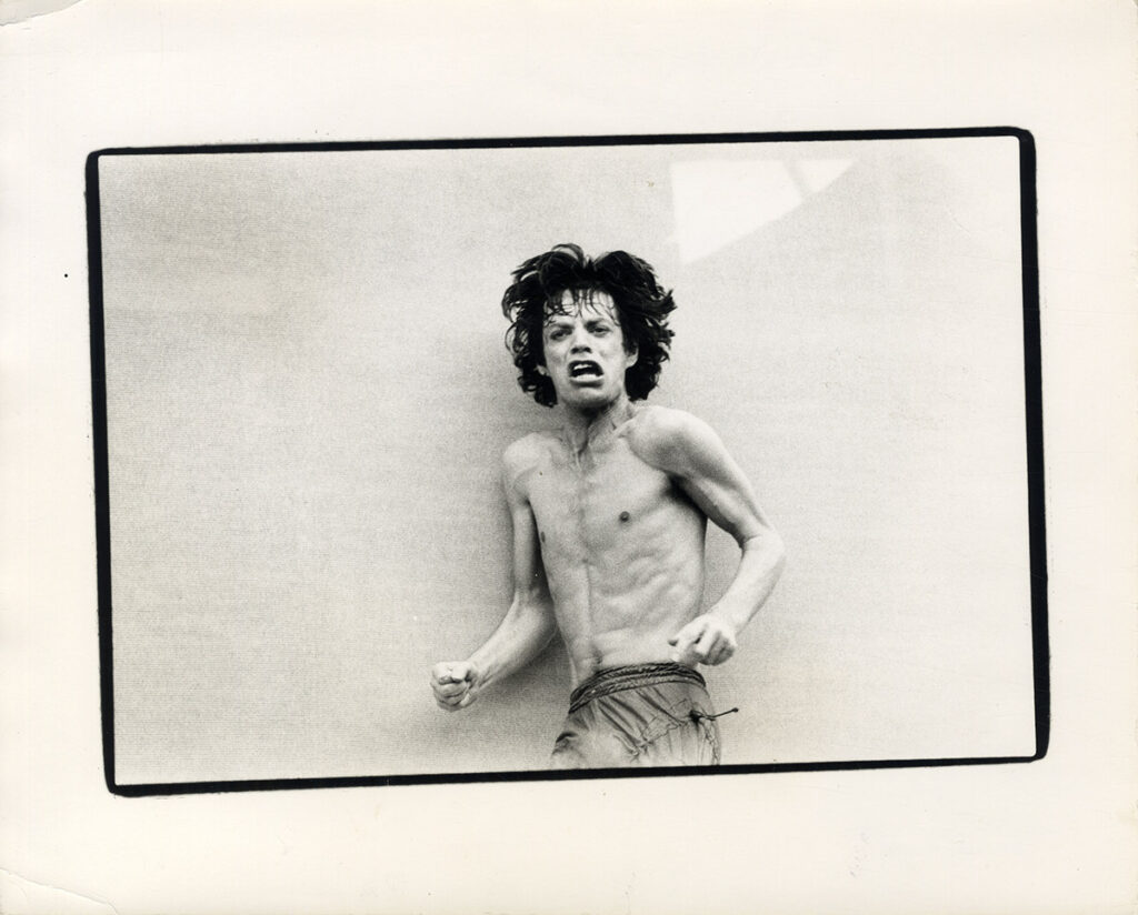 MICK JAGGER (1986) Custom portrait + negative