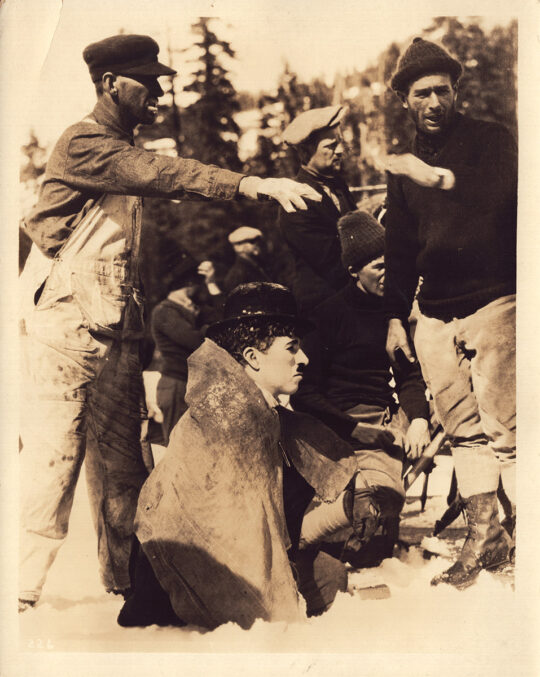 CHARLIE CHAPLIN DIRECTING | THE GOLD RUSH [1925] BTS photo