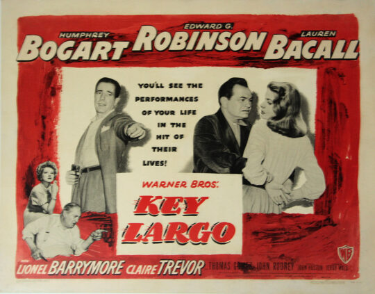 KEY LARGO (1948) Half sheet poster style A