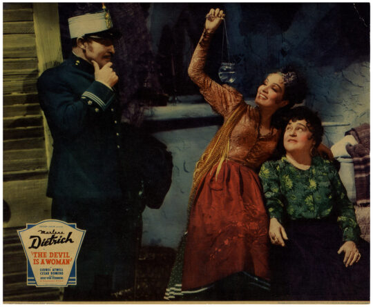 Josef von Sternberg (director) THE DEVIL IS A WOMAN [1935] Jumbo lobby card