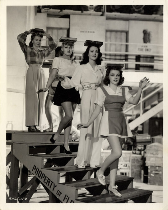 JUDY GARLAND, LANA TURNER, HEDY LAMARR | ZIEGFELD GIRL [1941] Publicity photo by Clarence Bull - 2