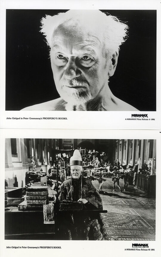 Peter Greenaway (director) PROSPERO'S BOOKS [1991] Photo archive