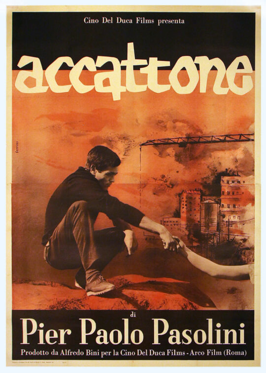 ACCATTONE (1961) Italian quattro foglio poster, style A