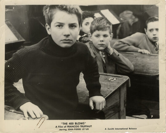 François Truffaut (director) THE 400 BLOWS [1959] Photo archive