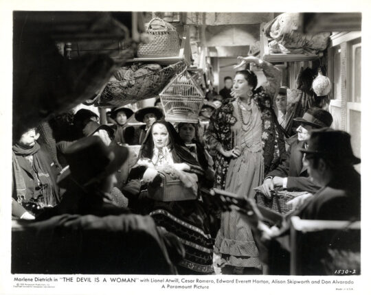 Marlene Dietrich (actor), Josef von Sternberg (director) THE DEVIL IS A WOMAN (1936) Photo archive
