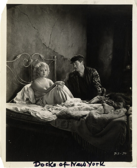 Josef von Sternberg (director) THE DOCKS OF NEW YORK [1928] Photo archive