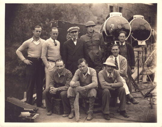 GARY COOPER & CREW | A MAN FROM WYOMING (1930) BTS photo