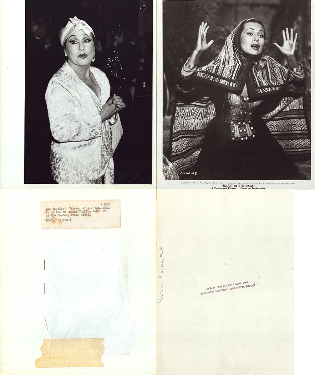 YMA SUMAC (1954-85) Photo archive - Image 4