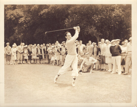 GOLF IN THE MOVIES [1927-70] Photo archive