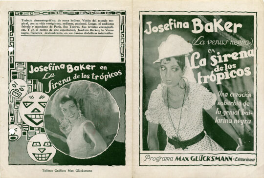SIREN OF THE TROPICS [LA SIRENA DE LOS TRÓPICOS] [1927] Argentine flyer