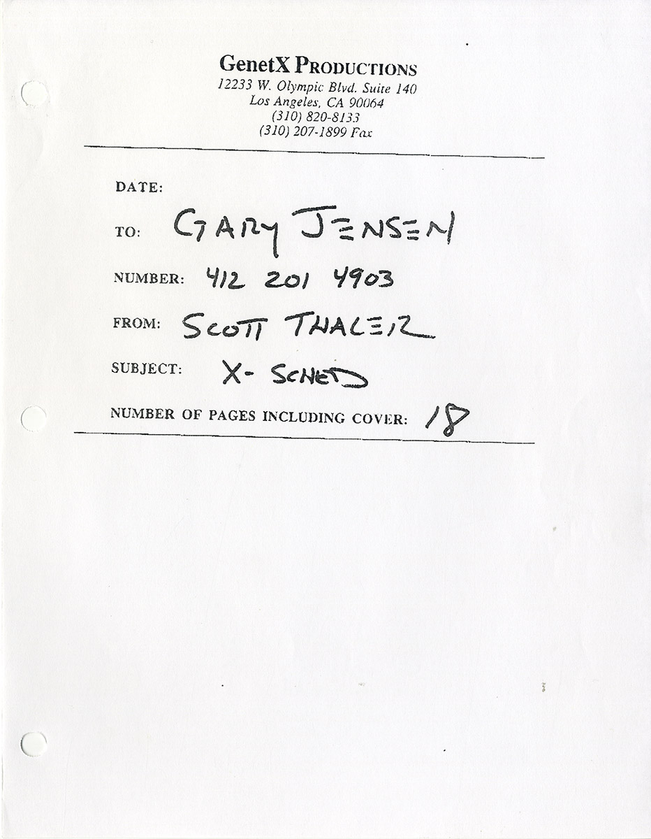 Bryan Singer (director) X-MEN (May 11, 1998) Film script - Image 7